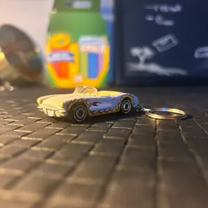 1956 corvette Keychain