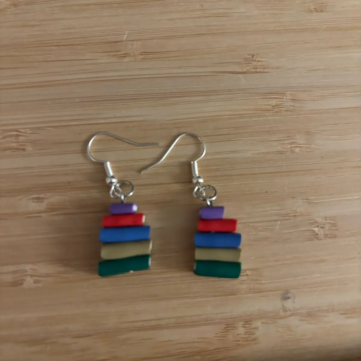 Handmade Book Dangle Earrings - Perfect for Book Lovers