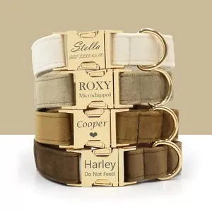 Personalized Dog Collar 1Pc Custom Engraved Soft Engraved Nameplate Durable ID Durable Nylon Material Easy to Install