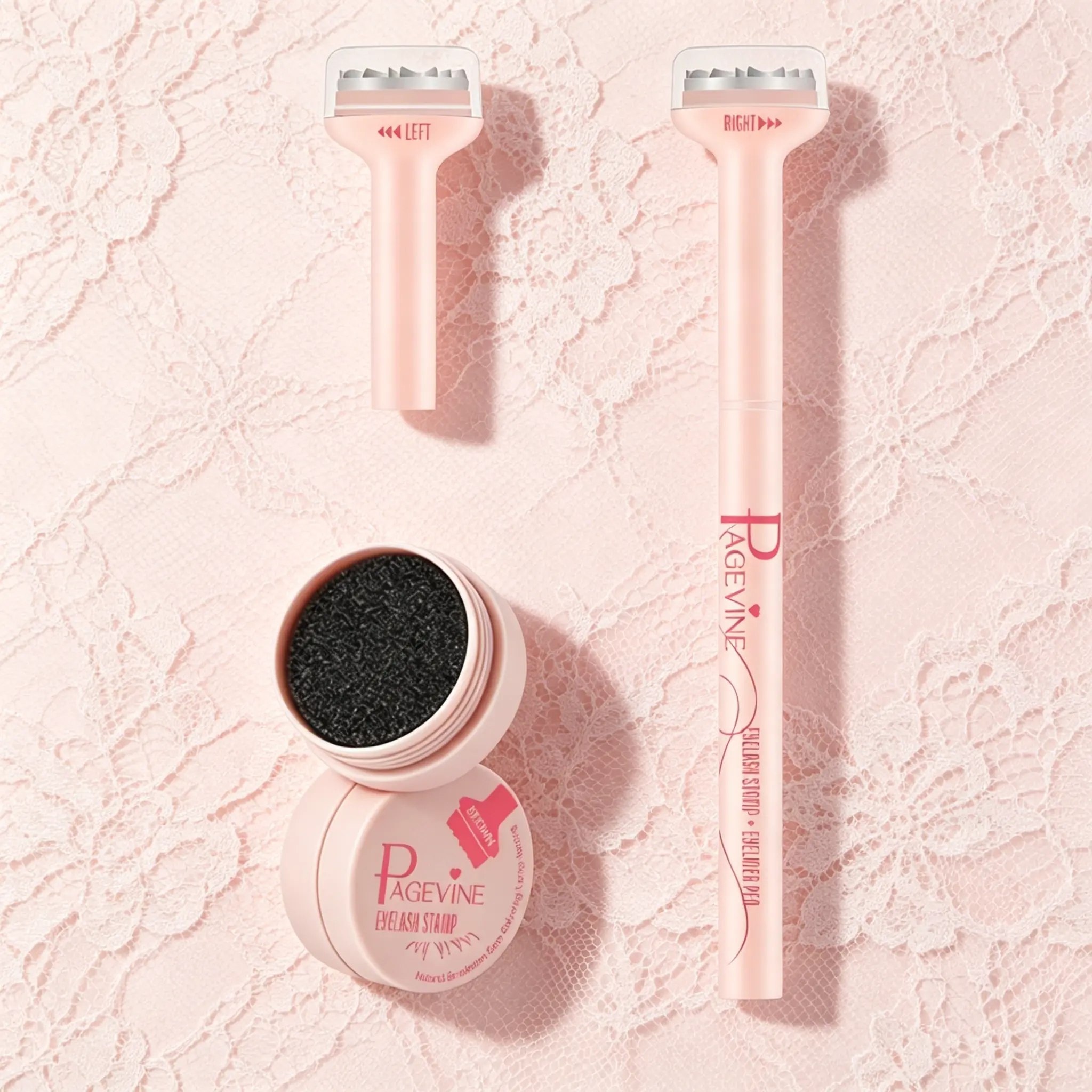 3-in-1 Waterproof Sweat-Proof Eyeliner & Lower Lash Stamp Set – Natural Definition, Smudge-Proof, Easy to Use tiktokshopspringglowup Lashlift