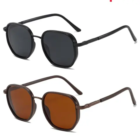 Unisex Classic Trendy Round Frame Glasses, Trendy Casual Stylish Glasses for Everyday Use, Fashion Accessories for Outdoor Activities, Stylish Shades