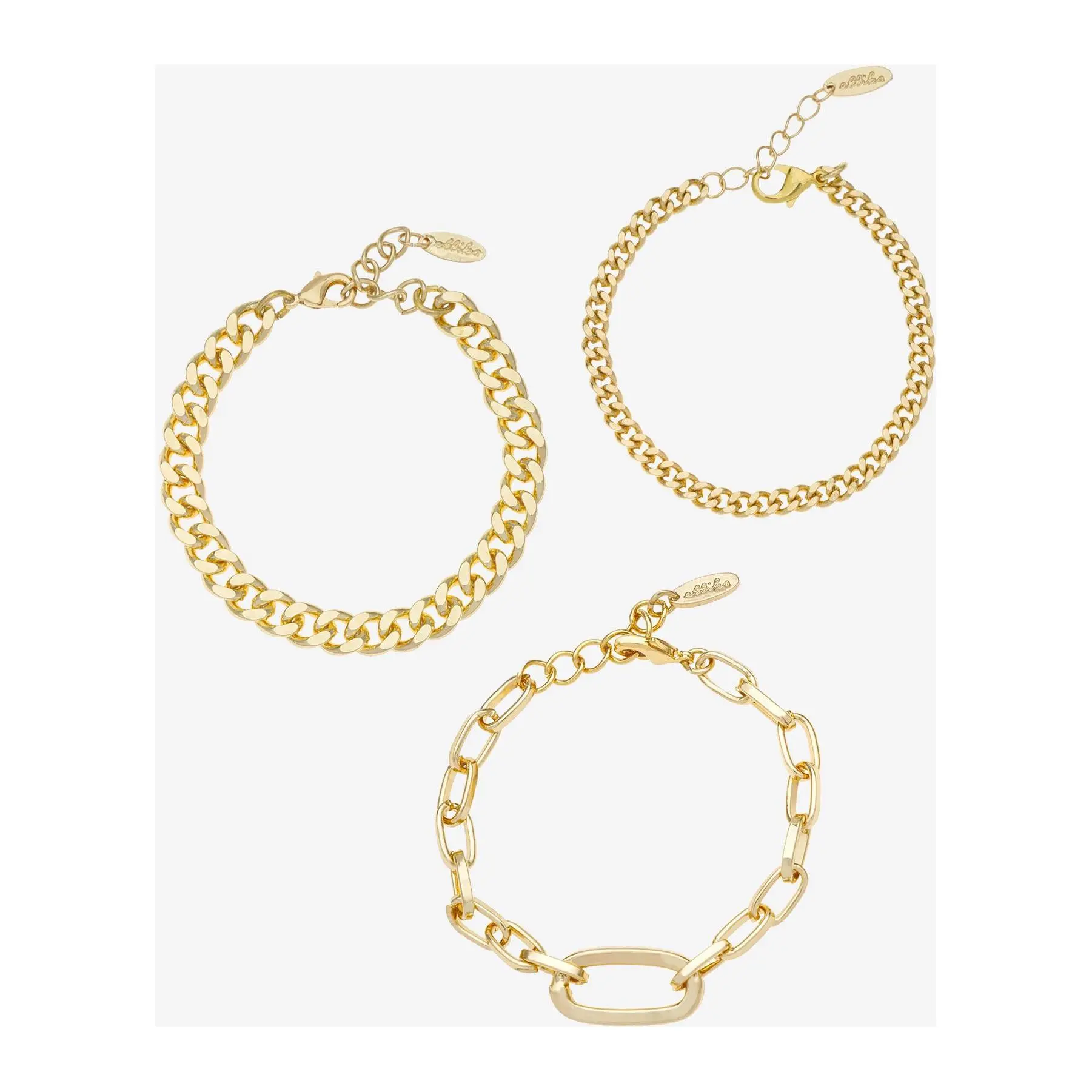 Ettika Chain Game Set of 3 Bracelets