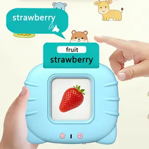 KIDGENIUS Bilingual Early Learning Machine, Portable Audio Flashcard Toy with 224 Sight Words, Screen-Free Safe Montessori Educational Device, Preschool Language Enlightenment Tool, Perfect Easter Gift for Toddlers & Kids