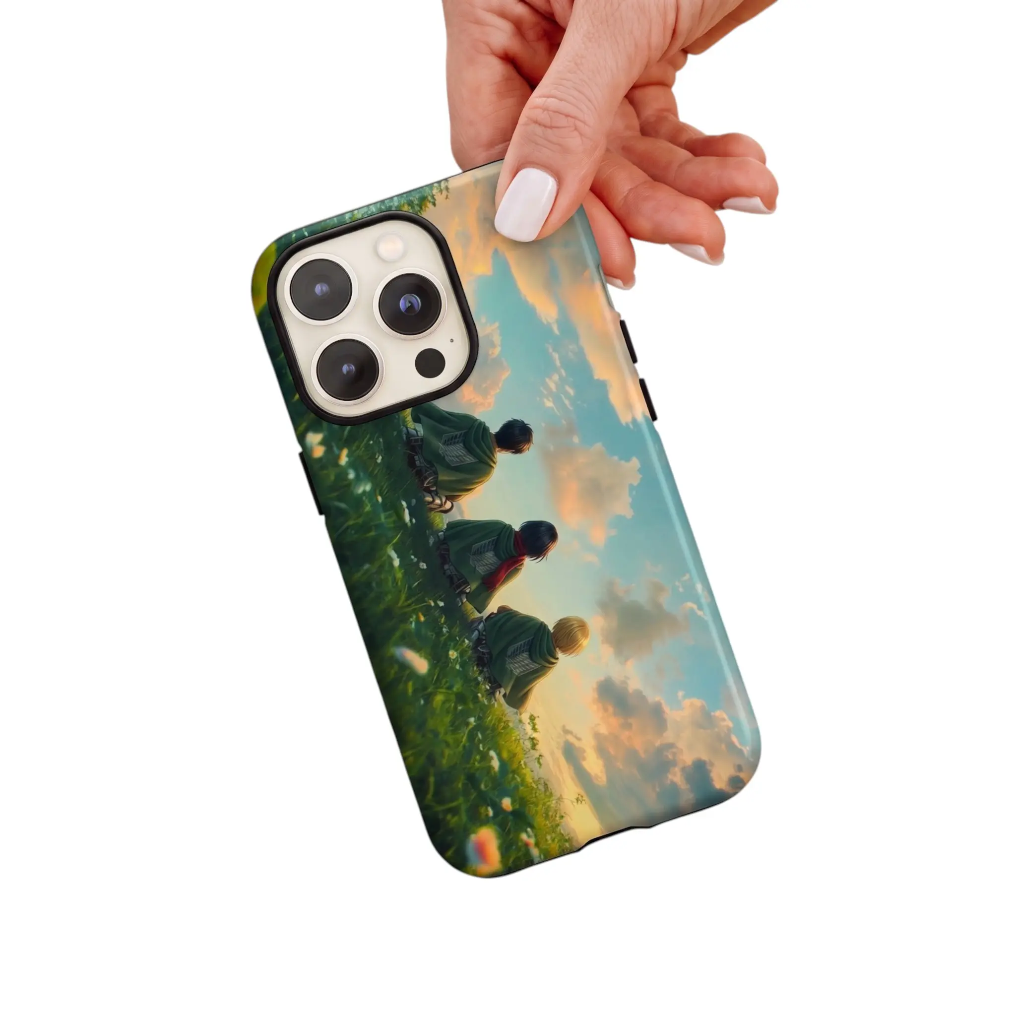A Moment of Peace Survey Corps Anime AOT Phone Case, Tough Case, Clear Case ~ Fits iPhone, Samsung & More