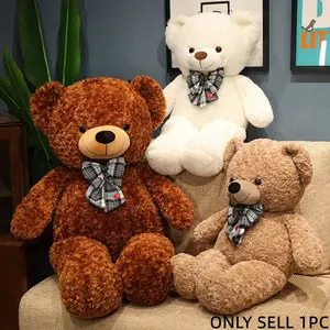 Large Teddy Bear Plush Toy, Soft Stuffed Animal, 80cm & 110cm, Multi-Size Companion Doll, Indoor Living Room Pillow, Perfect Gift for Girlfriend