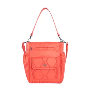 Lug Classic N/S Shoulder Bag with Crossbody Strap - Toss