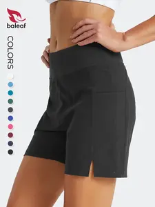 BALEAF Women's Tummy Control Swim Bottoms Shorts High Waisted Bathing Suit Bottom 5" Tankini Swimsuits with Pockets