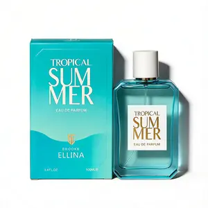 3.4 fl oz Women's Eau De Parfuma Fragrance Spray, Long-Lasting Perfume, Notes Of  Coconut Water,Pineapple,Palm Leaf, Guava,Banana,Water Lily Flavor, 2 Different Scents ,Perfect For Dating, Daily Life, Parties, Gift Giving