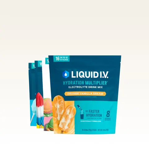 Liquid I.V. Hydration Multiplier - Sweet Treat Bundle - Hydration Powder Packets | Electrolyte Powder Drink Mix | Convenient Single-Serving Sticks | 8 Vitamins & Nutrients | 4 Pack (62 Servings)​