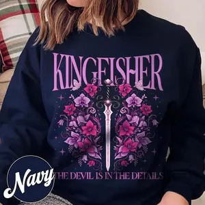 Quicksilver Kingfisher SweatShirt, Fantasy Bookish Shirt, Quicksilver Callie Hart Shirt, Saeris Fane Kingfisher Shirt