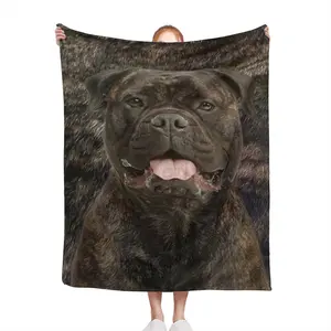 Cane Corso Dog Blanket, Brindle Design, Perfect Gift For Dog Lovers