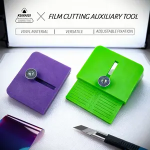 Vinyl Film Edge Cutting Applicator: with Measurement System, Precision, for Car Window Tint Wrap & Installation Accessories – Compatible with Measuring & Cutting Film Edges