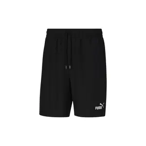 PUMA Mens Essential Embroidery Woven Shorts Casual Bottoms Casual - Black