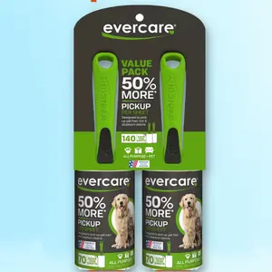 Evercare Pet Twin Pack Lint Roller - 70 Sheets/2pk