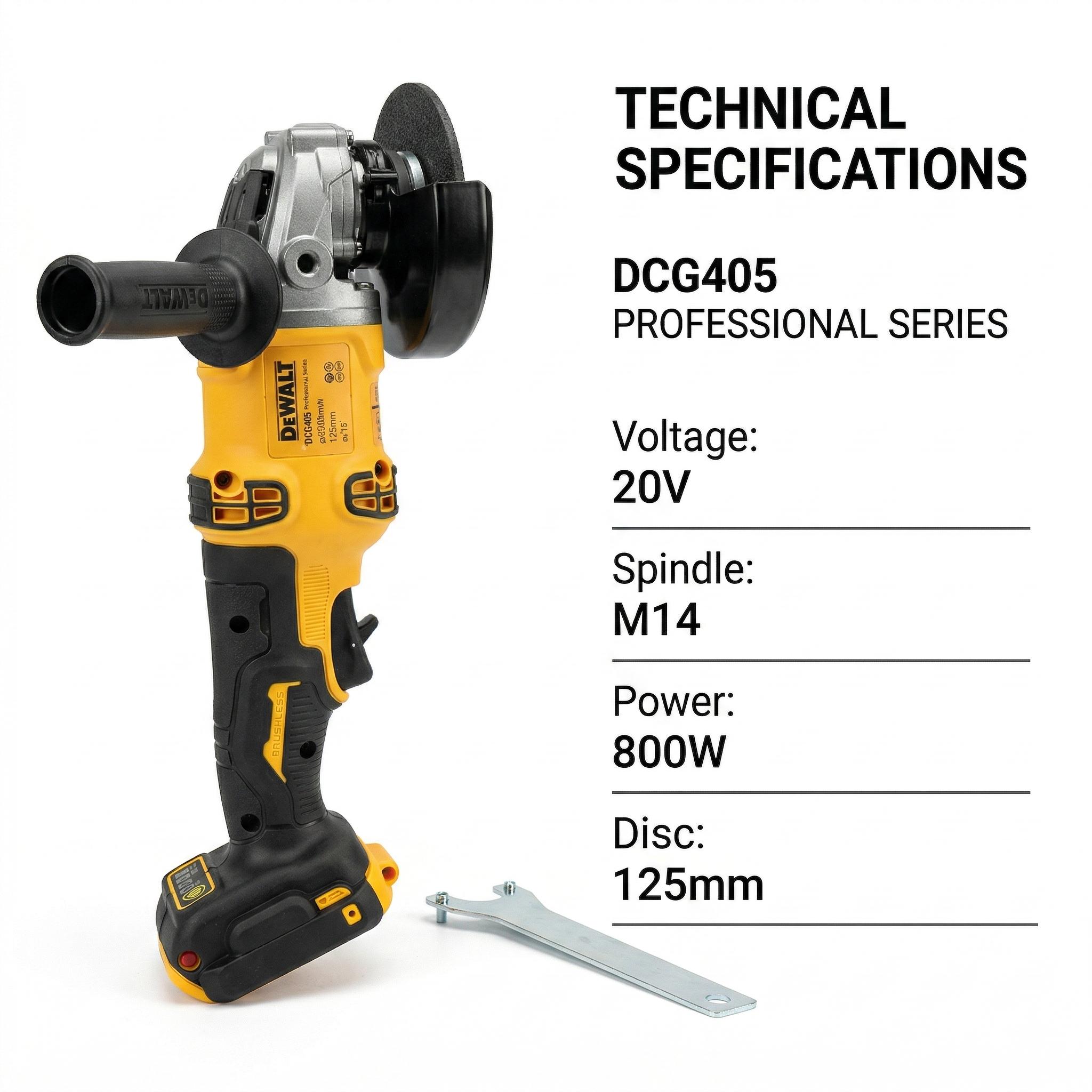 DEWALT DCG405 angle grinder