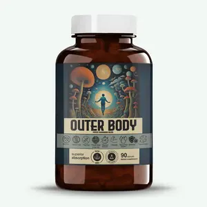 Outer Body Complete Mushroom Blend with Chaga, Lion's Mane, Reishi, Turkey Tail, Shiitake, Cordyceps, and Maitake
