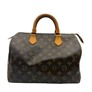 Pre-owned Louis Vuitton Monogram Canvas Speedy 30 Top Handle Designer Handbag