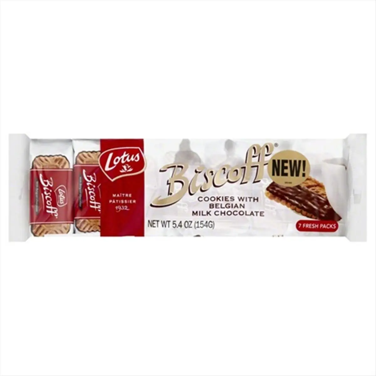 Biscoff Chocolate Cookie Snack, 5.4 oz - Pack of 12, Perfect Treat for Time-Out Moments