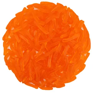 ORANGE GUMMY WORMS 2 POUND BAG