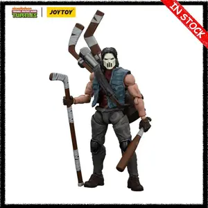 In Stock JOYTOY 1/18 TMNT-Casey Jones Anime Figure Movability Model Ornament Figrine Statue Custom Gift Toys