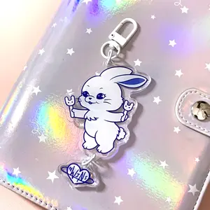 Parasol Paper NEWJEANS Tokki Lightstick Dangle Charm Acrylic Keychain