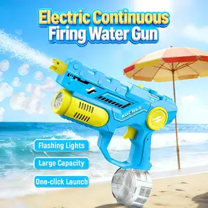 Electric 2-in-1 Light-Up Bubble Water Gun for Kids. Multi-speed, auto water & bubble output, long range, large capacity. Perfect for summer pool parties and beach fun.water gun electric water gun water guns for kids bubble machine bubble gun outdoor toys