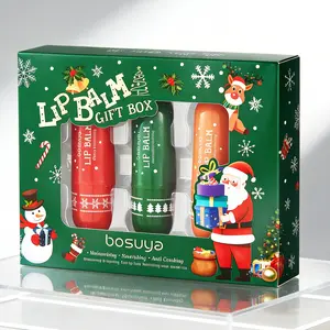 3 pieces of lipstick set gift box moisturizing lip protection perfect gift for friends and family Cosmetic Makeup Smooth Daily Glossy Moisturize lip plumper moisture me moisturize me lip plumper gloss lip products blackfriday gift Seasonal clearance