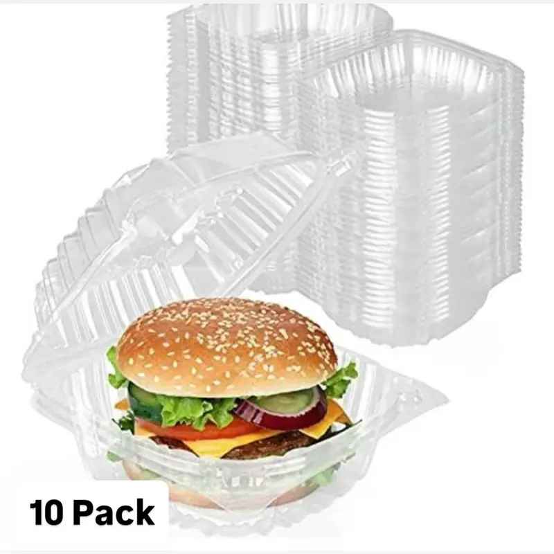 10 Pack 5” plastic container
