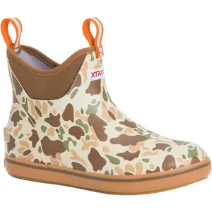 Xtratuf Ankle Deck Boot- Duck Camo/Tan