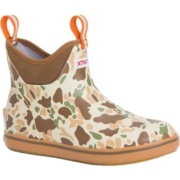 Xtratuf Ankle Deck Boot- Duck Camo/Tan