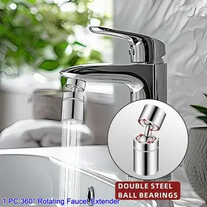1/2 PCS Rotatable 360 Degree Faucet Extender, Dual Flow Mode, Kitchen Anti-Splash Water Saver, Multi-Angle Adjustable Dishwasher Spray Nozzle