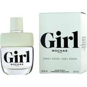 Rochas Women's Good-Feel Spray Eau de Toilette (EDT) - Single Item, Elegant Scent Feminine Fragranced Boxed Packaged Fragrance with Pepper & Neroli, 3.3 fl oz/3.4 fl oz Options, New in Box, Boxed Women's Fragrance