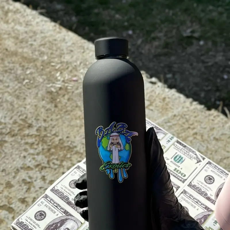 Baba exotics custom stainless steel bottle Baba exotics custom stainless steel bottle
