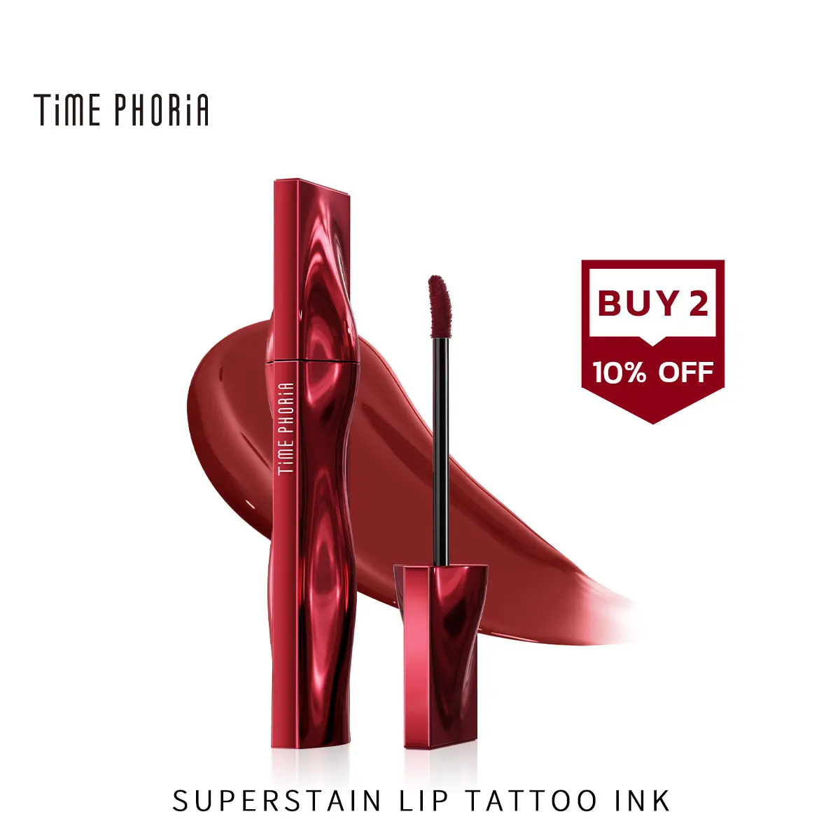 [New Launch] TIMEPHORIA Aion Superstain Lip Tattoo Ink - Hydrating Watery Gel, Non-Drying & No Cracking Formula