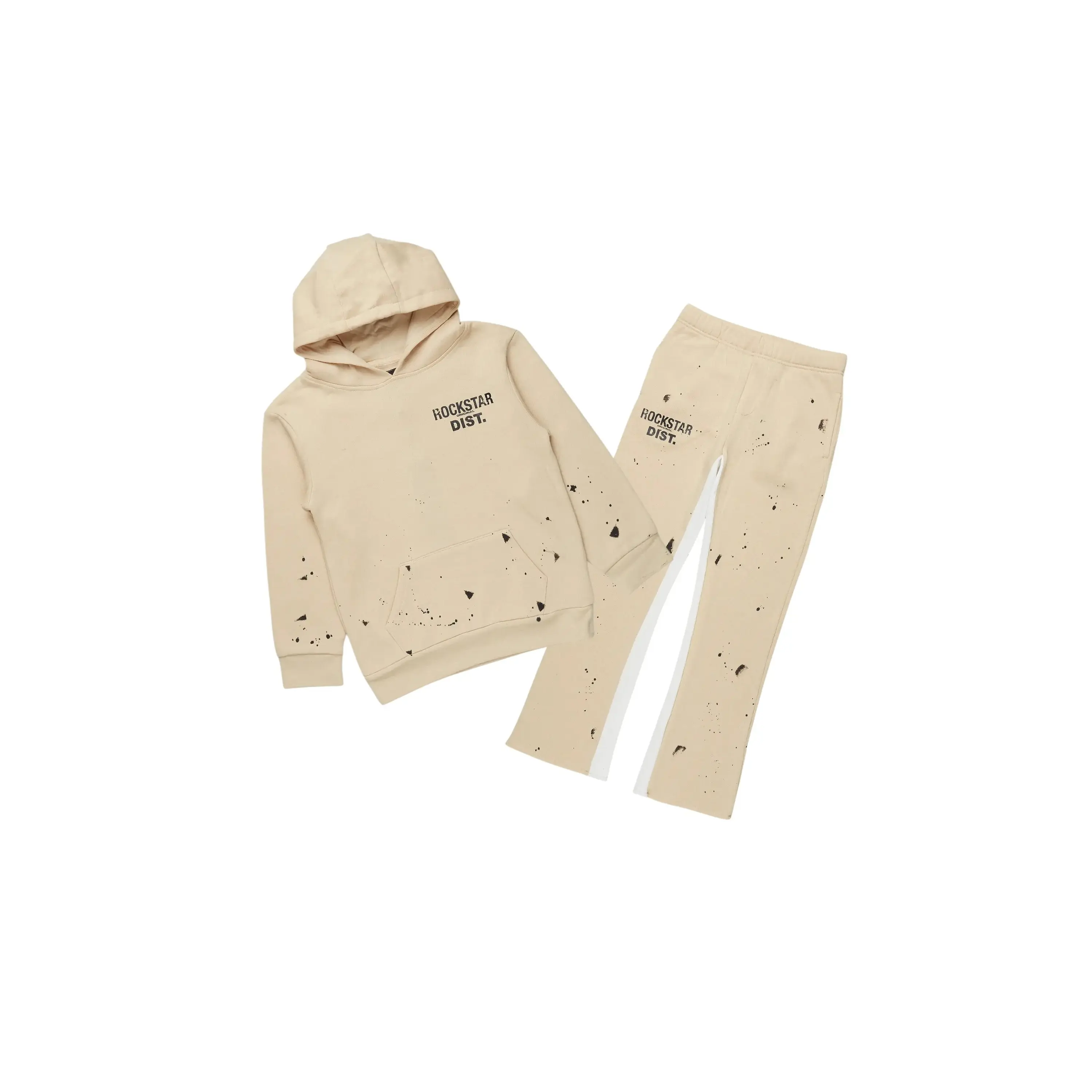 Boys Raffer Beige Stacked Flare Track Set