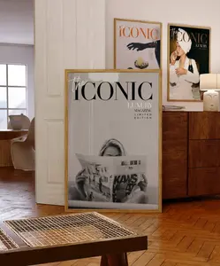 Luxury Magazine Poster | Luxury Magazine Cover | Luxury Bathroom Wall Art | Luxury Print | Magazine Cover Print | Magazine Print | Vintage