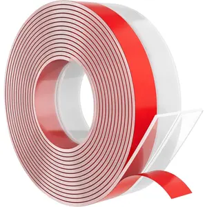 20 ft x 1 in Stripping, Door Draft Stopper Alien Gap Seal Strip for and Shower Doors for Side Gaps of Door and Windows, Clear