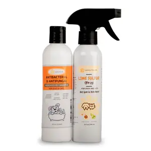 Classic's Lime Sulfur Hair & Skin Care Bundle - Shampoo & Spray for Effective Treatment