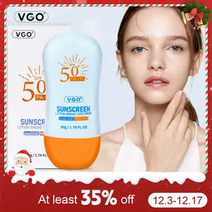 VGO-Sunscreen Lotion Broad Spectrum Spf 50 pa+++ UVA/UVB Protection Moisturizing UV Protection-A