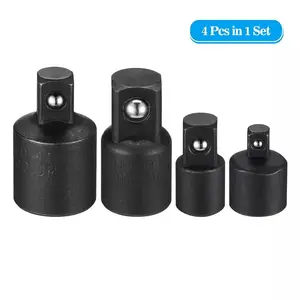 4-pcs Impact Sockets Adapter Sets, Impact Adapter, Socket Adapter Set, 1/2 to 3/8 Socket Adapter, 3/8 to 1/2 Socket Adapter, 3/8 to 1/4 Socket Adapter