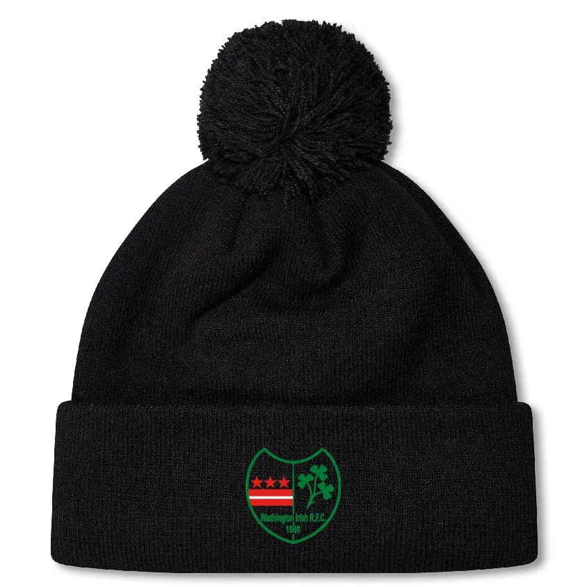 Washington Irish Rugby Pom Pom Beanie by Canterbury