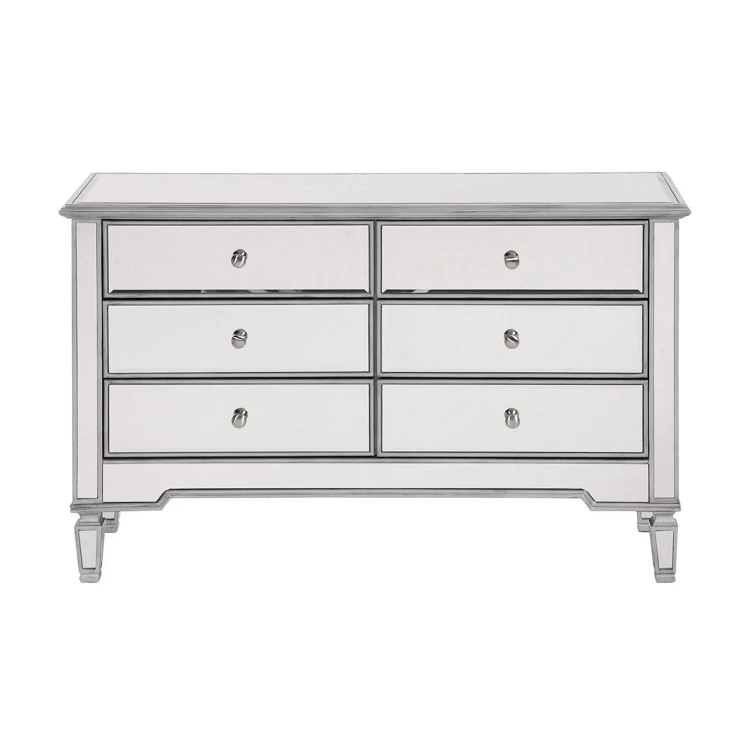 Contempo Dresser Hand rubbed Antique Silver