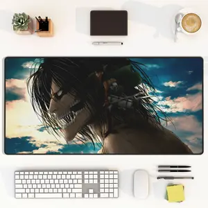 [Sale Up To 50%] Attack on Titan Eren Yeager Titan Form Mouse Pad Desk Mat