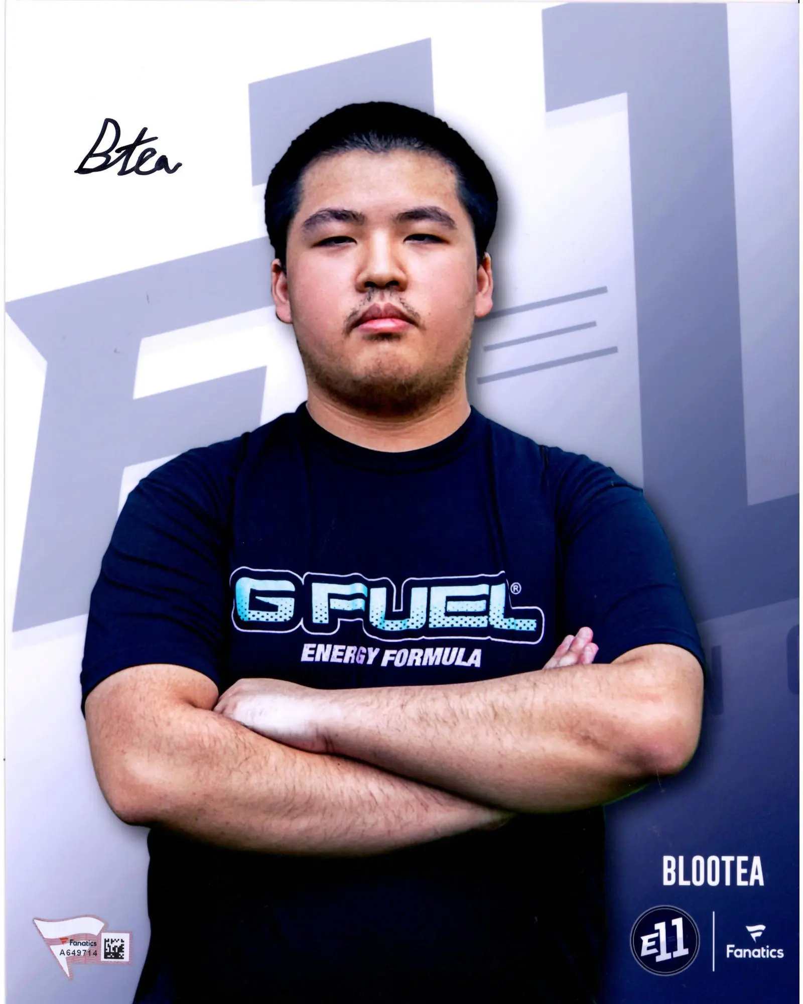 Blootea E11 Gaming Autographed 8" x 10" Photograph - Fanatics Authentic Certified