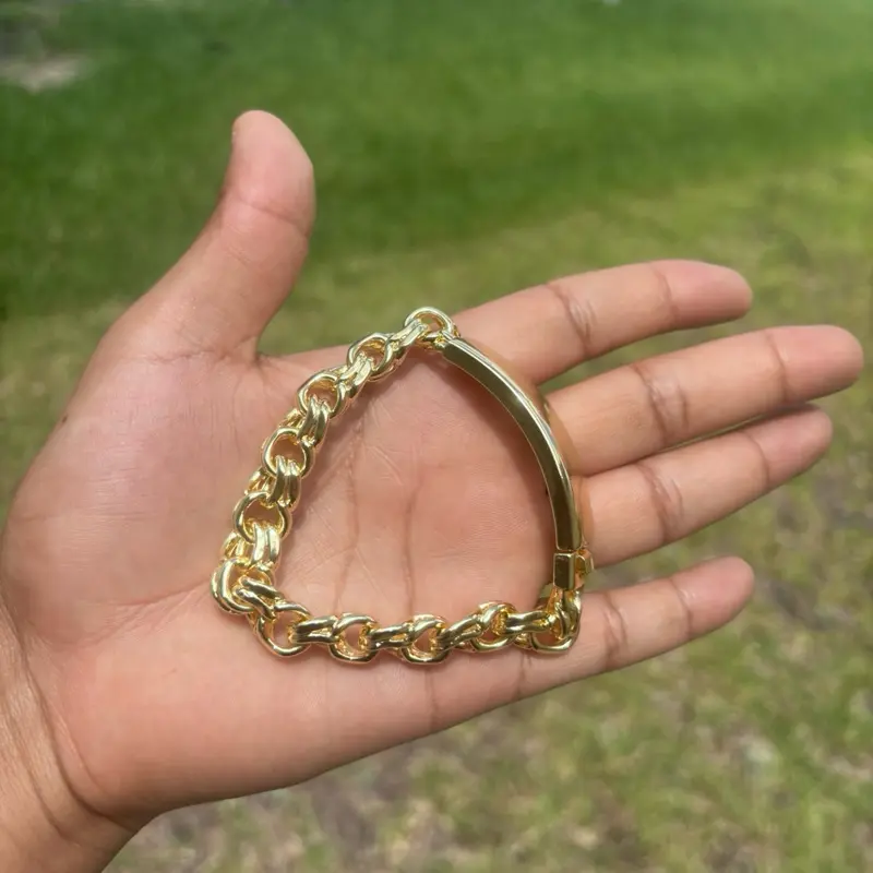 Chino bracelets, high quality gold plated 14k