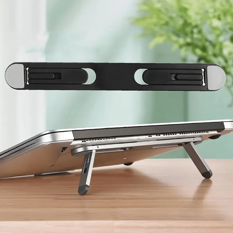 Portable Foldable Laptop Stand - Adjustable, Heat Dissipation Design, Durable ABS Material, 1 Piece