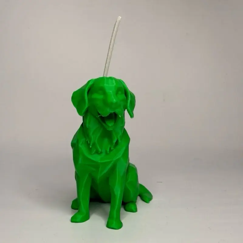 Golden retriever Dog Candle