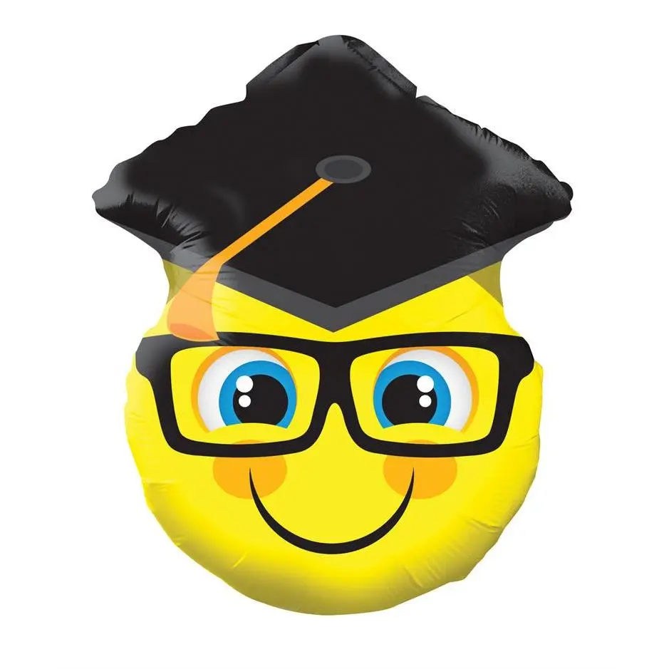 Smiley Grad Cap Shape