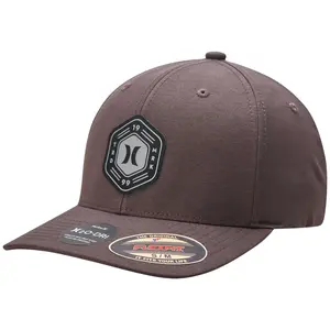 Hurley Men's Baseball Cap - Moisture-Wicking Quick-Dry Curved Bill Fitted Baseball Hats for Men (Sizes: S-XL)