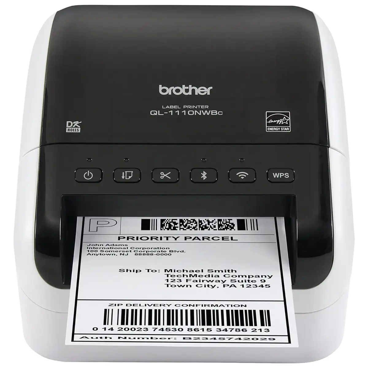 Brother QL-1110NWBC Wide Format Professional Label Printer - Bluetooth, Wireless, High Res, for Print Labels